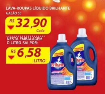 Assaí Atacadista Lava roupas Liquido Brilhante 5L oferta
