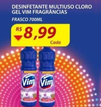 Assaí Atacadista Desinfetante Multiuso Cloro Gel Vim Frag. 700ml oferta