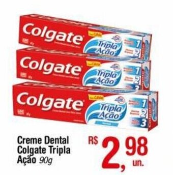 Fort Atacadista Creme Dental Colgate Tripla Acao 90g oferta