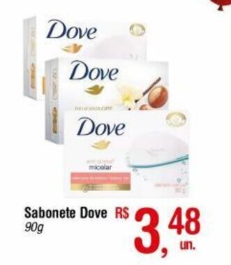 Fort Atacadista Sabonete Dove 90g oferta