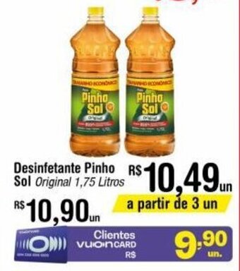 Fort Atacadista Desinfetante Pinho Sol 1.75L oferta