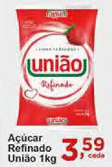 Rossi Supermercado Acucar refinado Uniao 1kg oferta