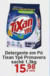 Rossi Supermercado Detergente em po Tixan Ype Primavera sache 1.3kg oferta