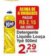 Rossi Supermercado Detergente Liquido Louca Ype 500ml oferta