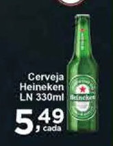Rossi Supermercado Cerveja heineken Ln 330ml oferta