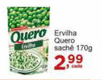 Rossi Supermercado Ervilha Quero sache 170g oferta