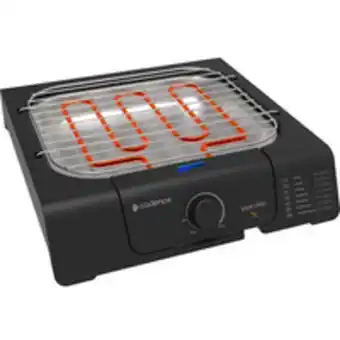 Churrasqueira elétrica cadence, 1200w, plástico e alumínio, preta - grl805