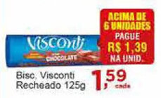 Rossi Supermercado Bisc. Visconti Recheado 125g oferta