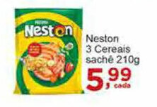 Rossi Supermercado Neston 3 Cereais sache 210g oferta