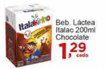 Rossi Supermercado Beb. Lactea Italac 200ml Chocolate oferta