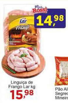 Rossi Supermercado Linguica de Frango Lar 1kg oferta