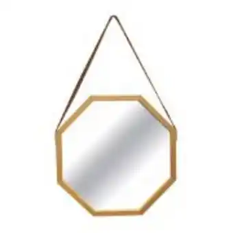 Ferreira Costa Espelho oitavado de parede 53x53 ouro - art frame  oferta