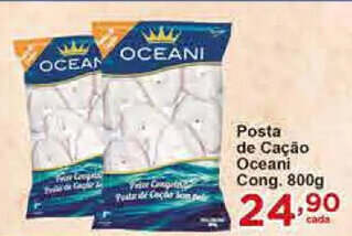 Rossi Supermercado Posta de Cacao Oceani cong. 800g oferta