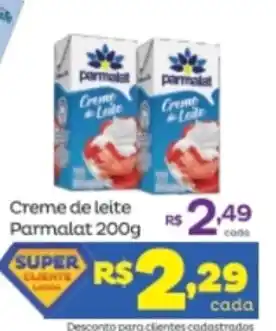 Super Lagoa Creme de Leite Parmalat 200g oferta