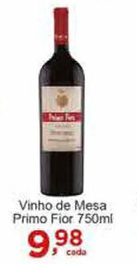 Vinho de mesa Primo Fior 750ml