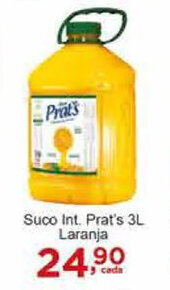 Rossi Supermercado Suco Int. Prat's 3L Laranja oferta
