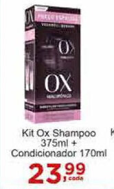 Kit OX Shampoo 375ml + Condicionador 170ml