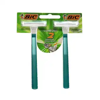 Drogaria Santa Marta Aparelho de barbear bic comfort2 sensitive com 2 unidades oferta