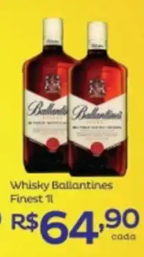 Super Lagoa Whisky Ballantines Finest 1L oferta