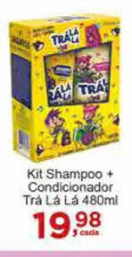 Rossi Supermercado Kit Shampoo + Condicionador Tra La la 480ml oferta