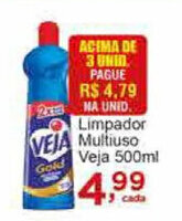 Rossi Supermercado Limpador Multiuso Veja 500ml oferta