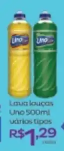 Lava loucas Uno 500ml varios tipos