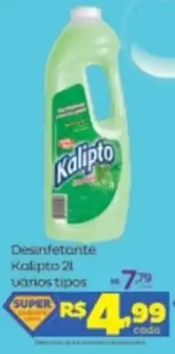 Super Lagoa Desinfetante Kalipto 2L varios tipos oferta