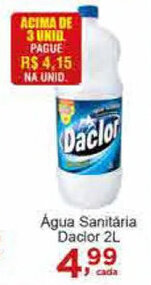 Rossi Supermercado Agua sanitaria Daclor 2L oferta