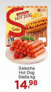 Rossi Supermercado Salsicha Hot Dog Sadia 1kg oferta