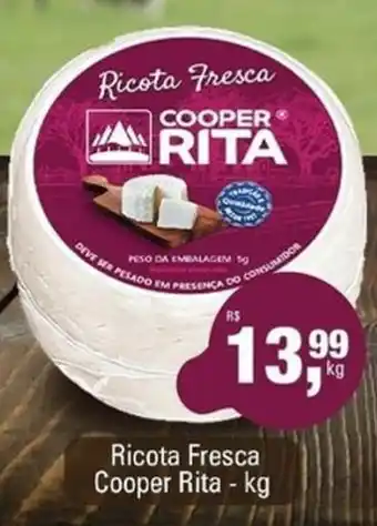 Ricota Fresca Cooper Rita 1kg