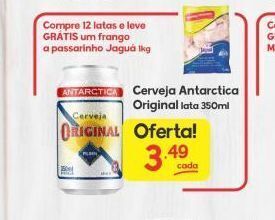 Supermercados Princesa Cerveja antarctica original oferta
