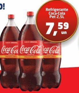 Tenda Atacado Refrigerante coca-cola pet 2,5l oferta