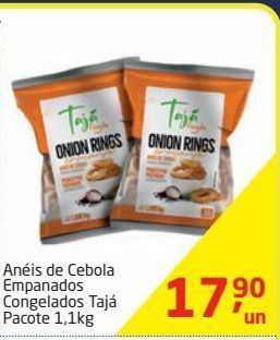 Anéis de cebola empanados tajá 1,1kg