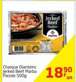 Charque dianteiro jerked beef marba 500g