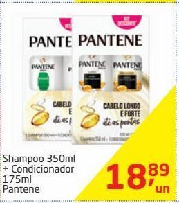 Tenda Atacado Shampoo 350ml + condicionador 175ml pantene oferta