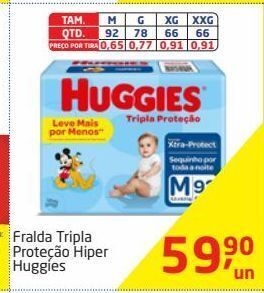 Tenda Atacado Fralda tripla proteção hiper huggies oferta