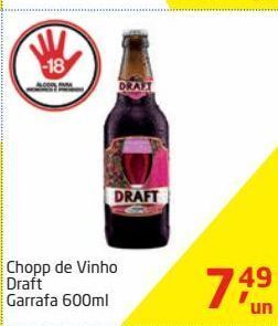 Tenda Atacado Chopp de vinho draft 600ml oferta