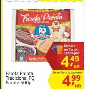 Farofa pronta tradicional pq 500g