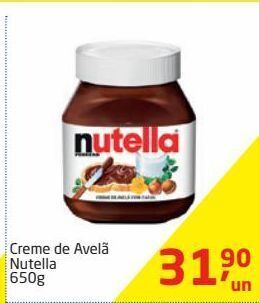 Tenda Atacado Creme de avelã nutella 650g oferta