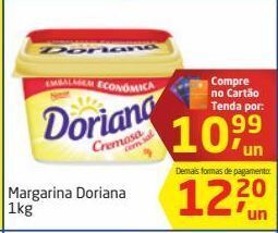 Tenda Atacado Margarina doriana 1kg oferta