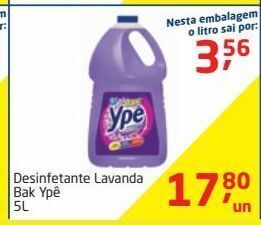 Tenda Atacado Desinfetante lavanda bak ypê 5l oferta
