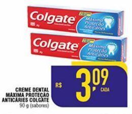 Mercantil Rodrigues Creme dental colgate 90g oferta