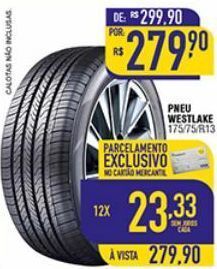 Mercantil Rodrigues Pneu westlake oferta