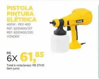 Pistola pintura elétrica vonder