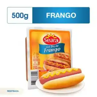 Big Box Salsicha de frango hot dog seara 500g oferta