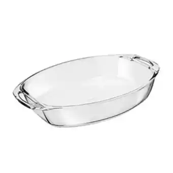 Assadeira de vidro oval 3,2l seletta - marinex