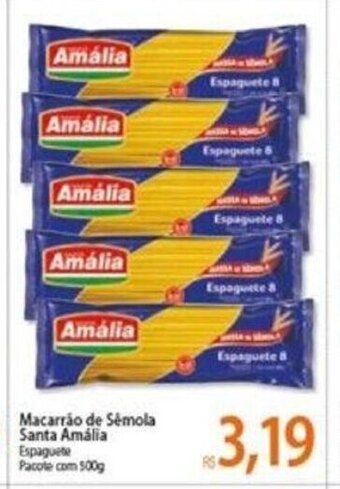 Macarrao de Semola Santa Amalia 500g