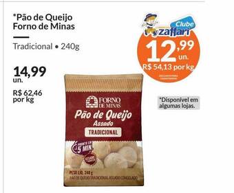Zaffari Pão de queijo forno de minas oferta