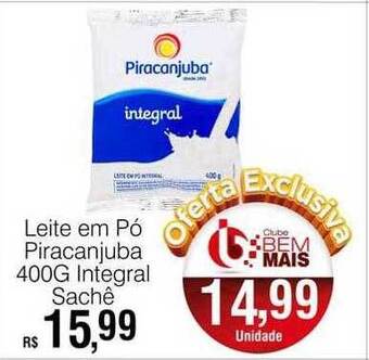 Supermercado Bem Barato Leite em pó piracanjuba integral oferta