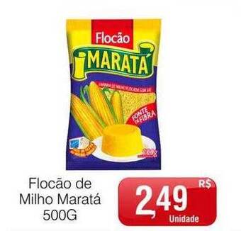 Supermercado Bem Barato Flocão de milho maratá oferta